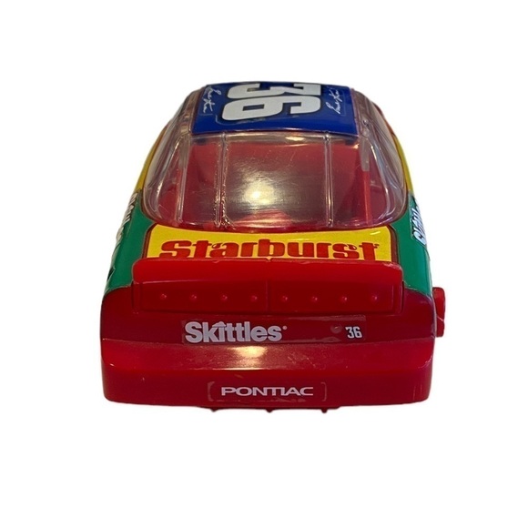 ERNIE IRVAN #36 Skittles NASCAR 1998 Car Candy Dispenser. Vintage - Picture 5 of 14